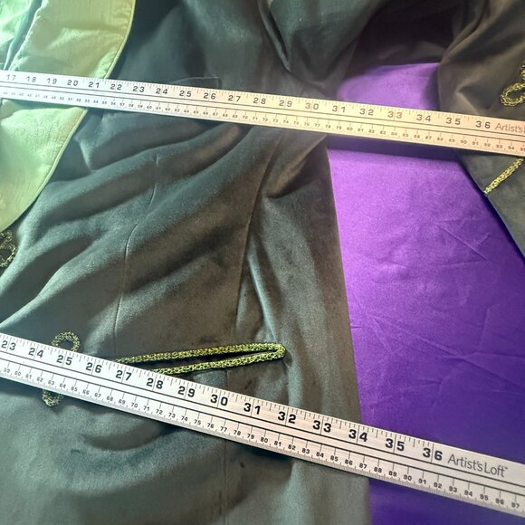 Vintage📌Gorgeous High-Quality Workmanship Plus Size Velvet Lady Jacket -Blazer - Picture 11 of 16